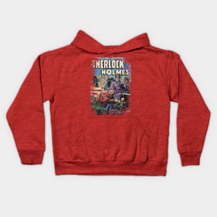 Sherlock Homes - Comic Book Cover Kids Hoodie